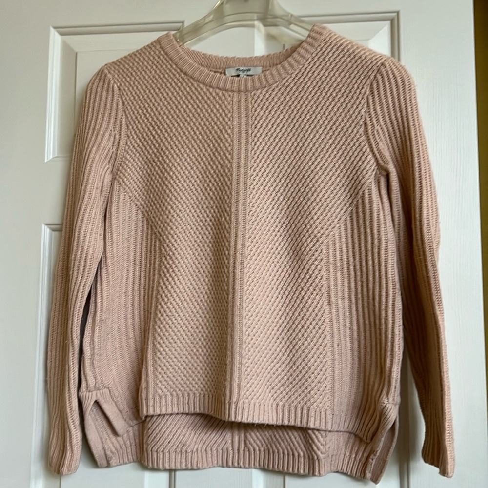 Madewell sweater
 ( textured knits)